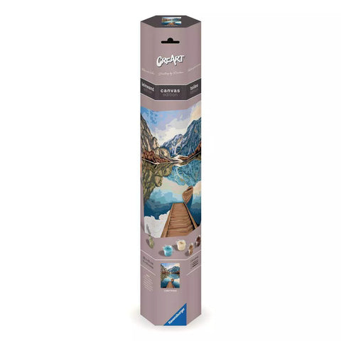 Verpackungsröhre CreArt Leinwand Seeblick 23909
