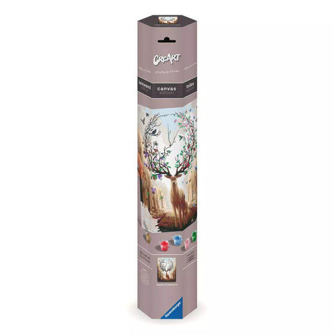 Röhrenverpackung CreArt Leinwand Magischer Hirsch 23910