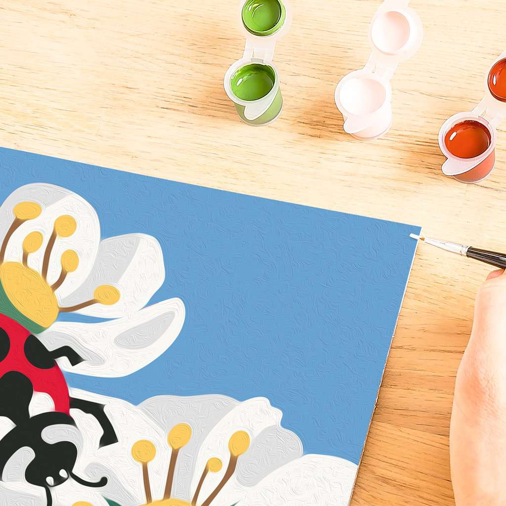 CreArt Ladybug with Flowers 18x13 cm 23.971 - Bild 5