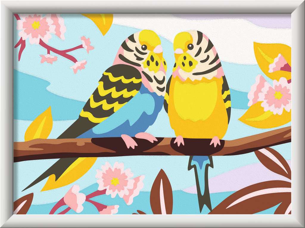Creart Lovely Budgies 24x18 cm 23.975 - Bild 2