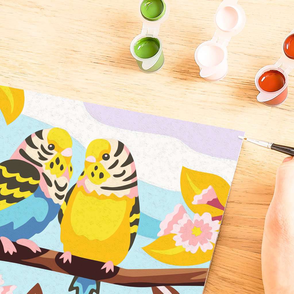 Creart Lovely Budgies 24x18 cm 23.975 - Bild 6