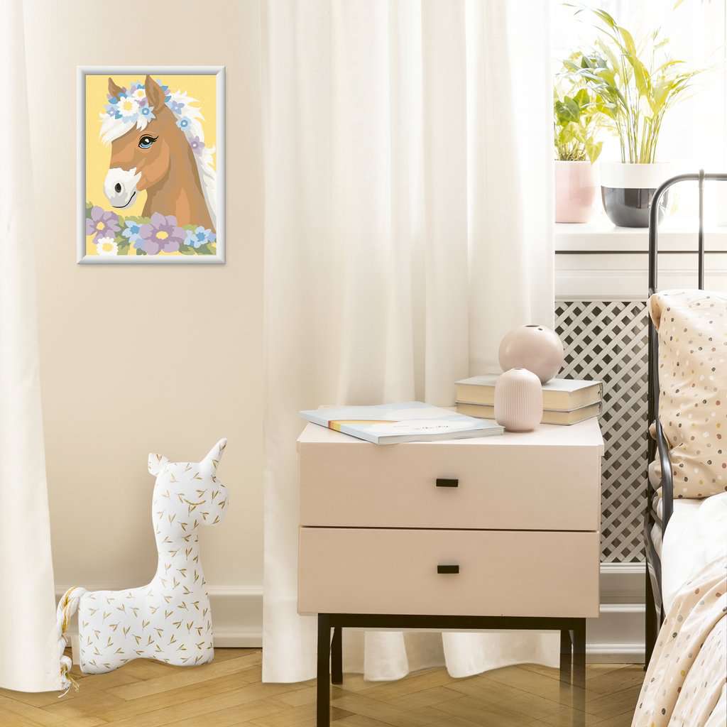 CreArt Pferd mit Blumen 18x24cm 23.980 - Bild 5