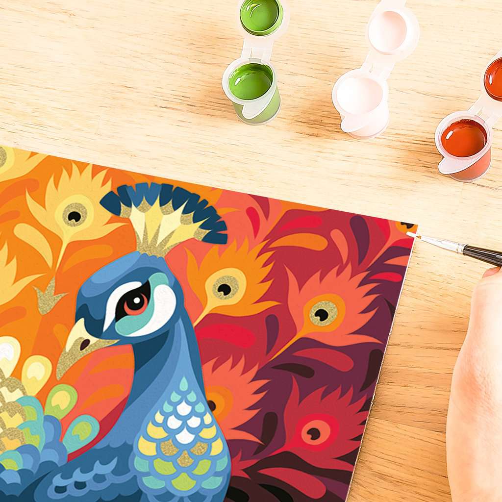 CreArt Proud Peacock 31x21 cm 23.981 - Bild 6