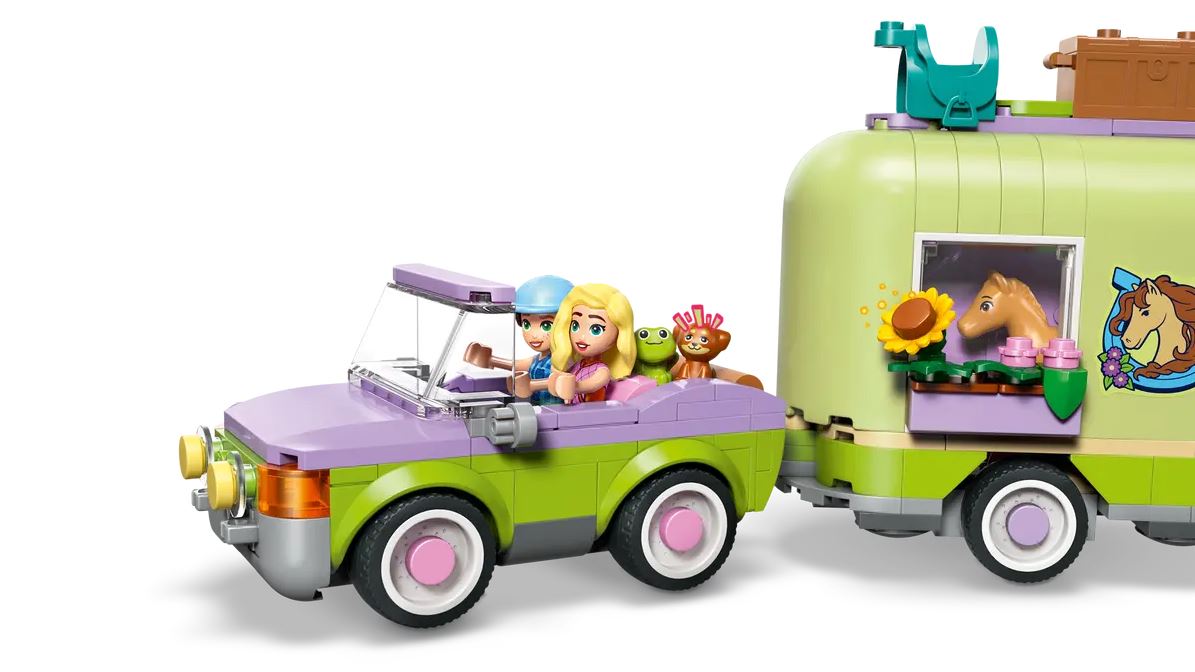 LEGO Friends Pferd und Fohlen mit Pferdeanhänger 42695 - Bild 5