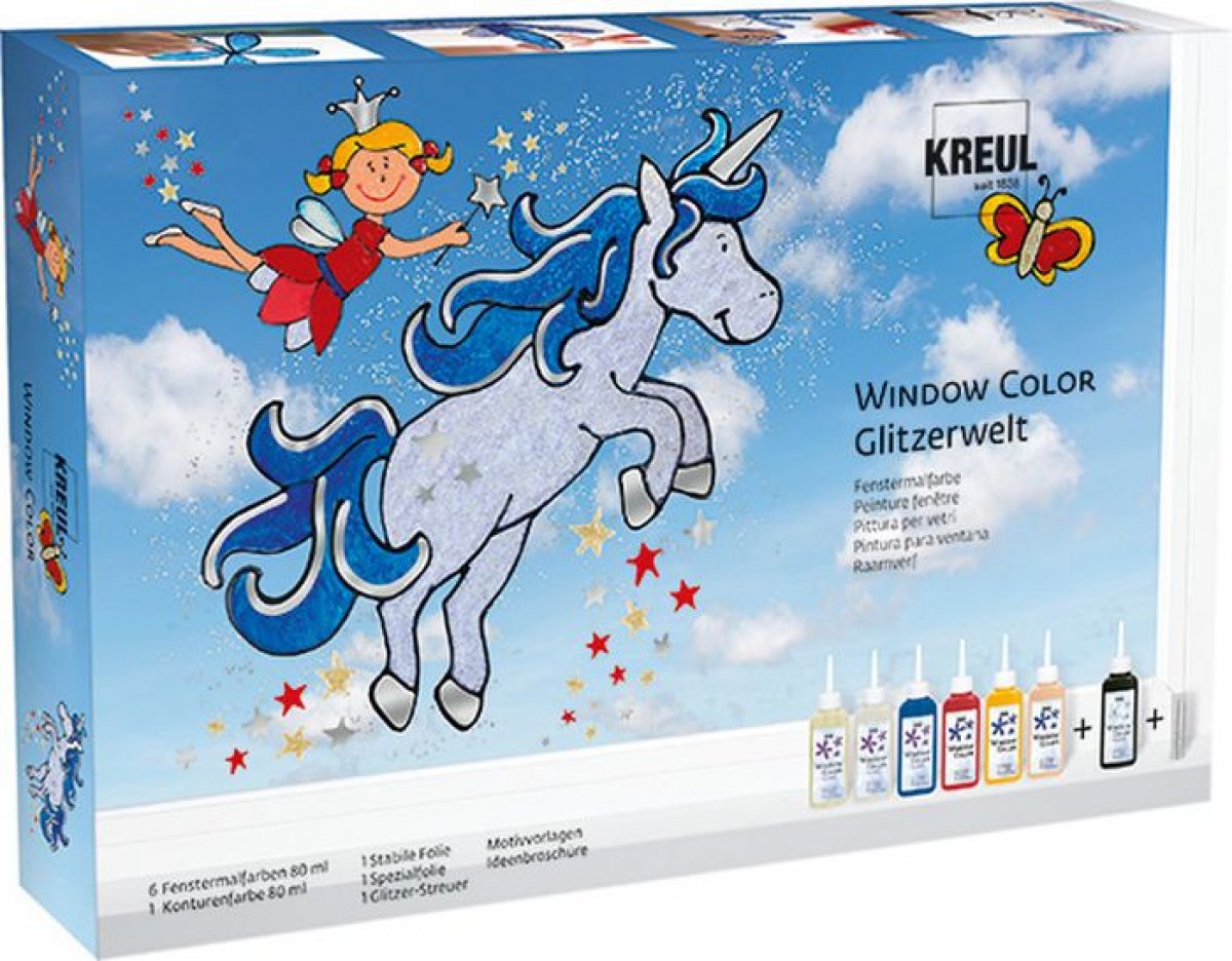 Window Color Glas Design Glitzerwelt - Bild 1