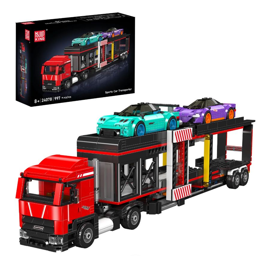 Mould King Sports Car Transporter Autotransporter 24078 - Bild 1