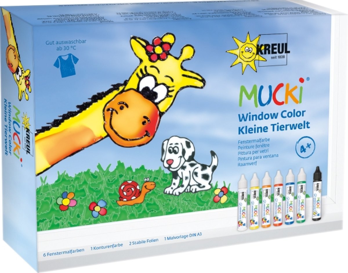 Mucki Window Color Kleine Tierwelt - Bild 1
