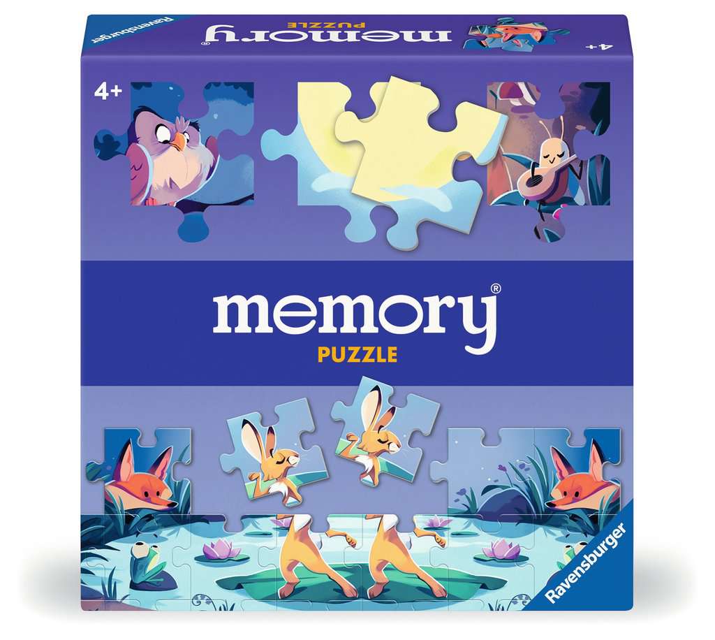 Memory Puzzle Tiere am Teich 24.690 - Bild 1