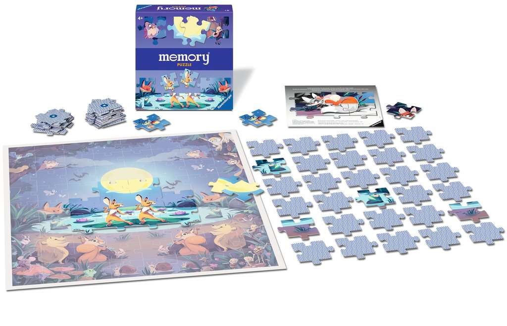 Memory Puzzle Tiere am Teich 24.690 - Bild 3
