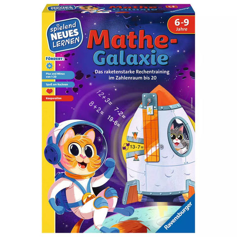 Verpackung Ravensburger Lernspiel Mathe-Galaxie 24970