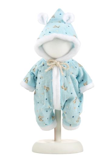 Llorens Babypuppe Pyjamaset Reh blau 32cm - Bild 1