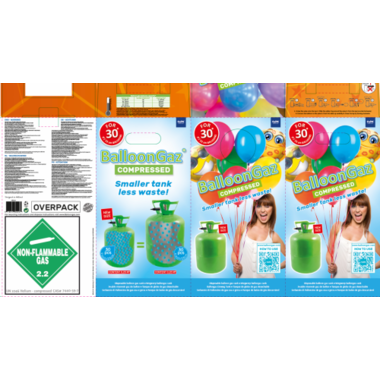 Heliumflasche ca. 30 Ballons - Bild 4