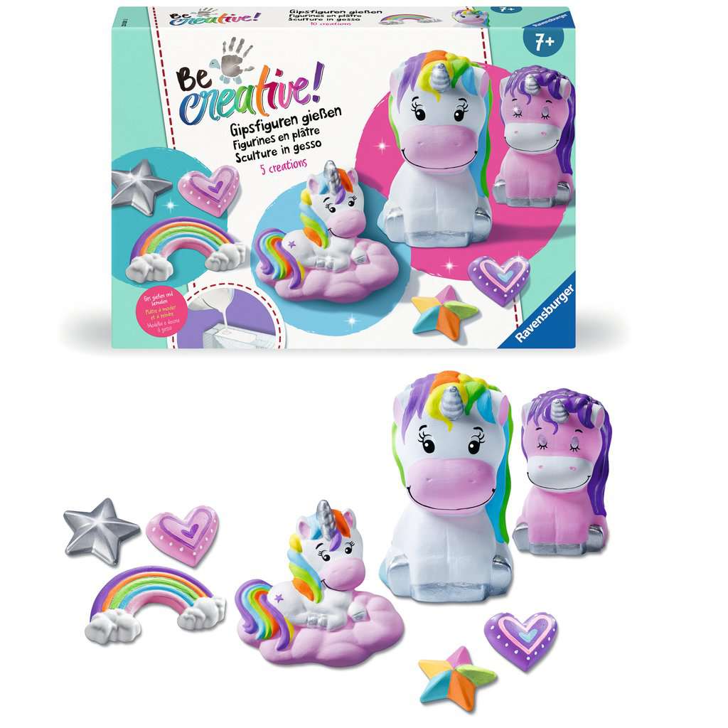 Be Creative Gipsfiguren Einhorn 25.531 - Bild 2
