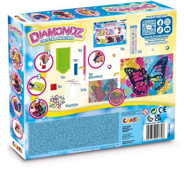 Diamond Painting Adult Set Butterfly - Bild 3