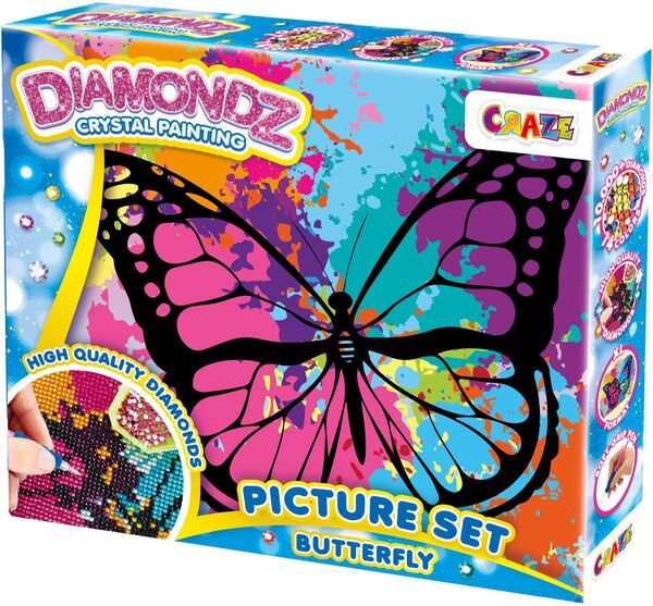Diamond Painting Adult Set Butterfly - Bild 1
