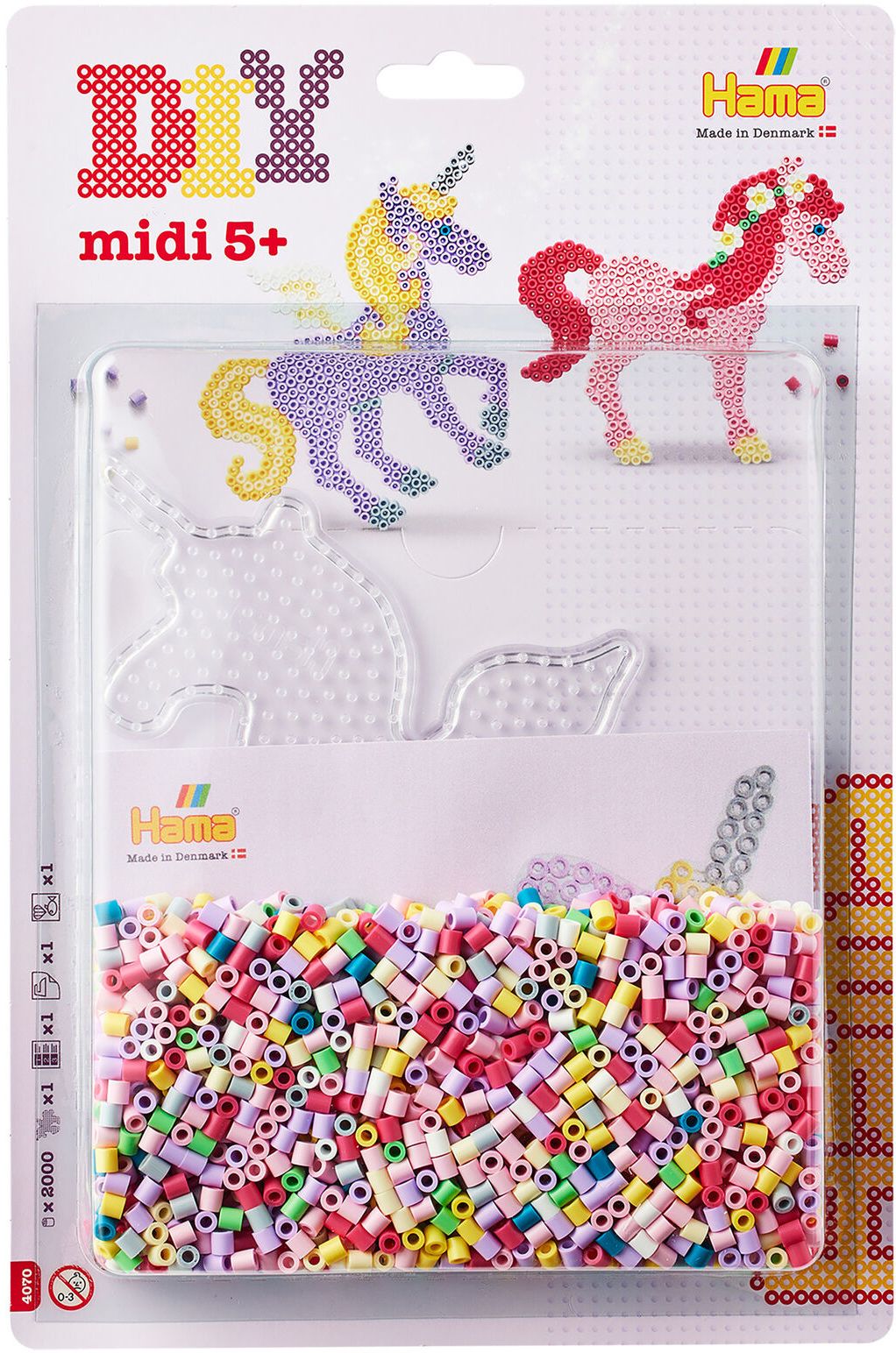 HAMA Blister Pegasus / Einhorn 2000 Perlen - Bild 1