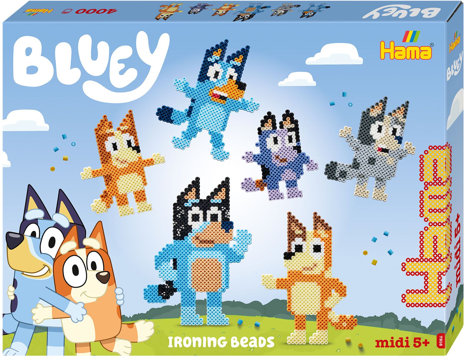 HAMA Geschenkpackung Bluey 4000 Perlen - Bild 1