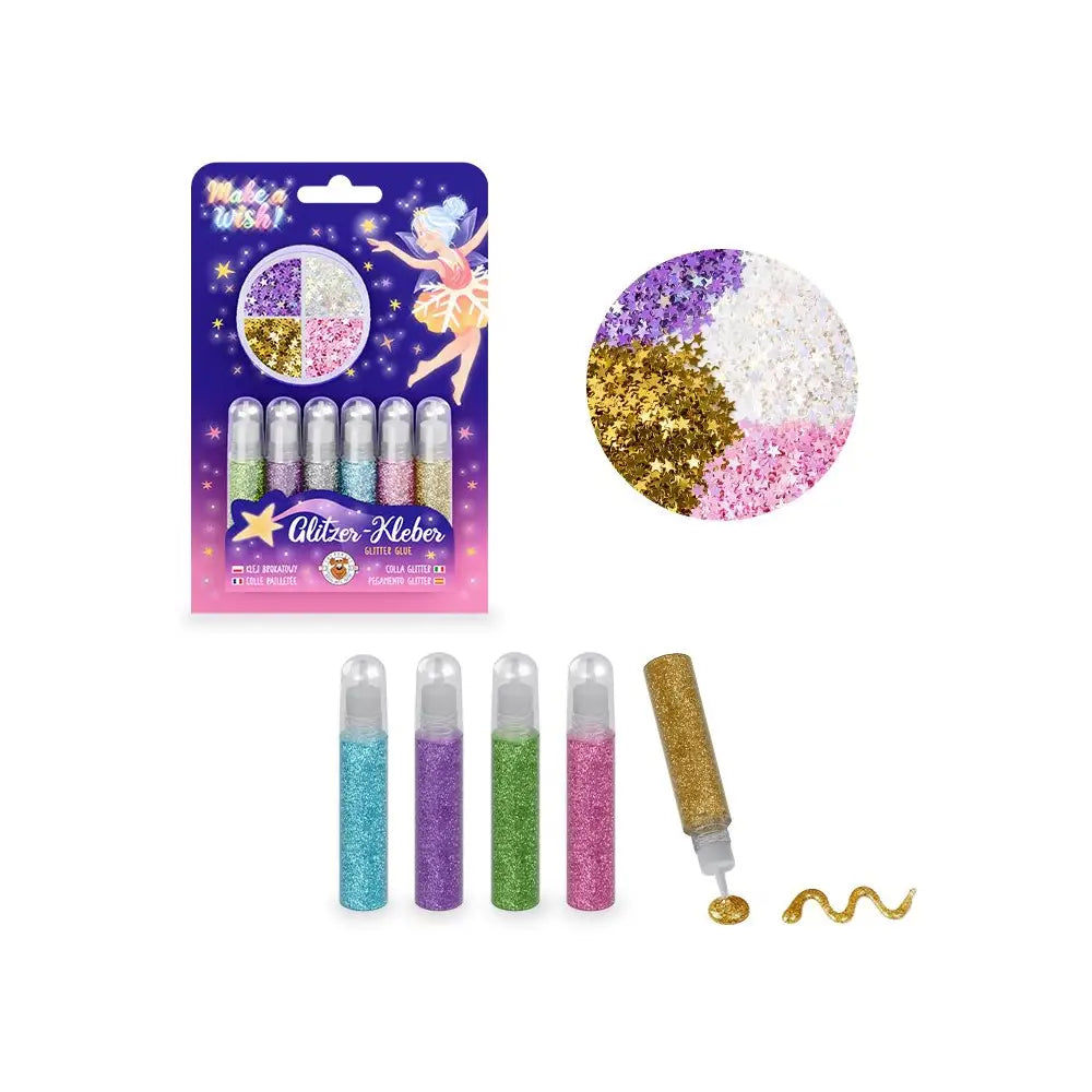 Make a Wish Glitzer-Kleber 6er-Set - Bild 1