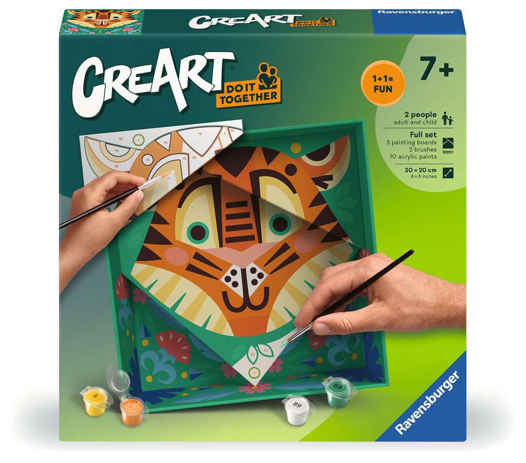 CreArt Do it together - Tiger 20x20 cm 25.863 - Bild 1