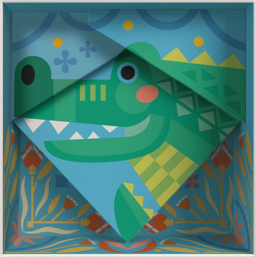 CreArt Do it together - Crocodil 20x20 cm 25.865 - Bild 2