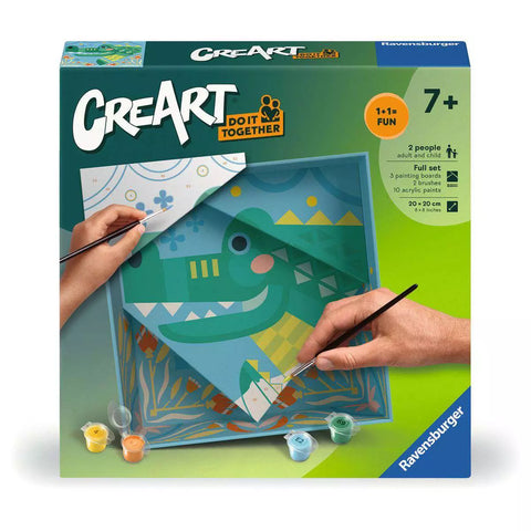 Verpackung CreArt Do it together Krokodil 25865, ab 7 Jahren