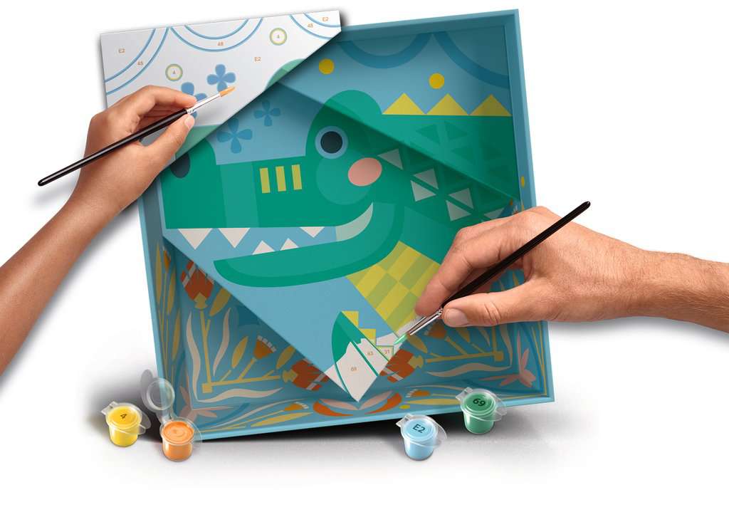 CreArt Do it together - Crocodil 20x20 cm 25.865 - Bild 5