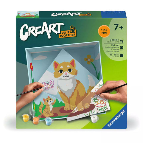 Verpackung CreArt Do it together Katze 25867, ab 7 Jahren