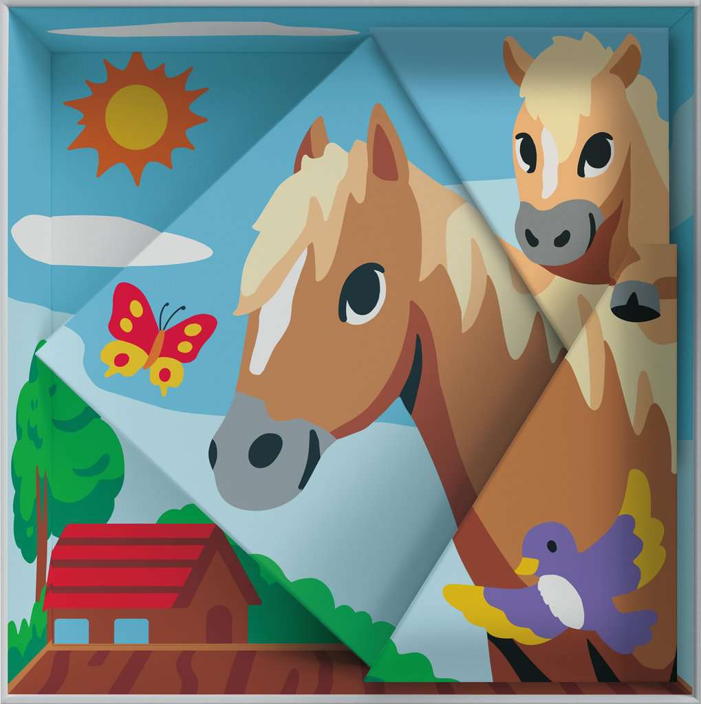 CreArt Do it together - Horses 20x20 cm 25.868 - Bild 2