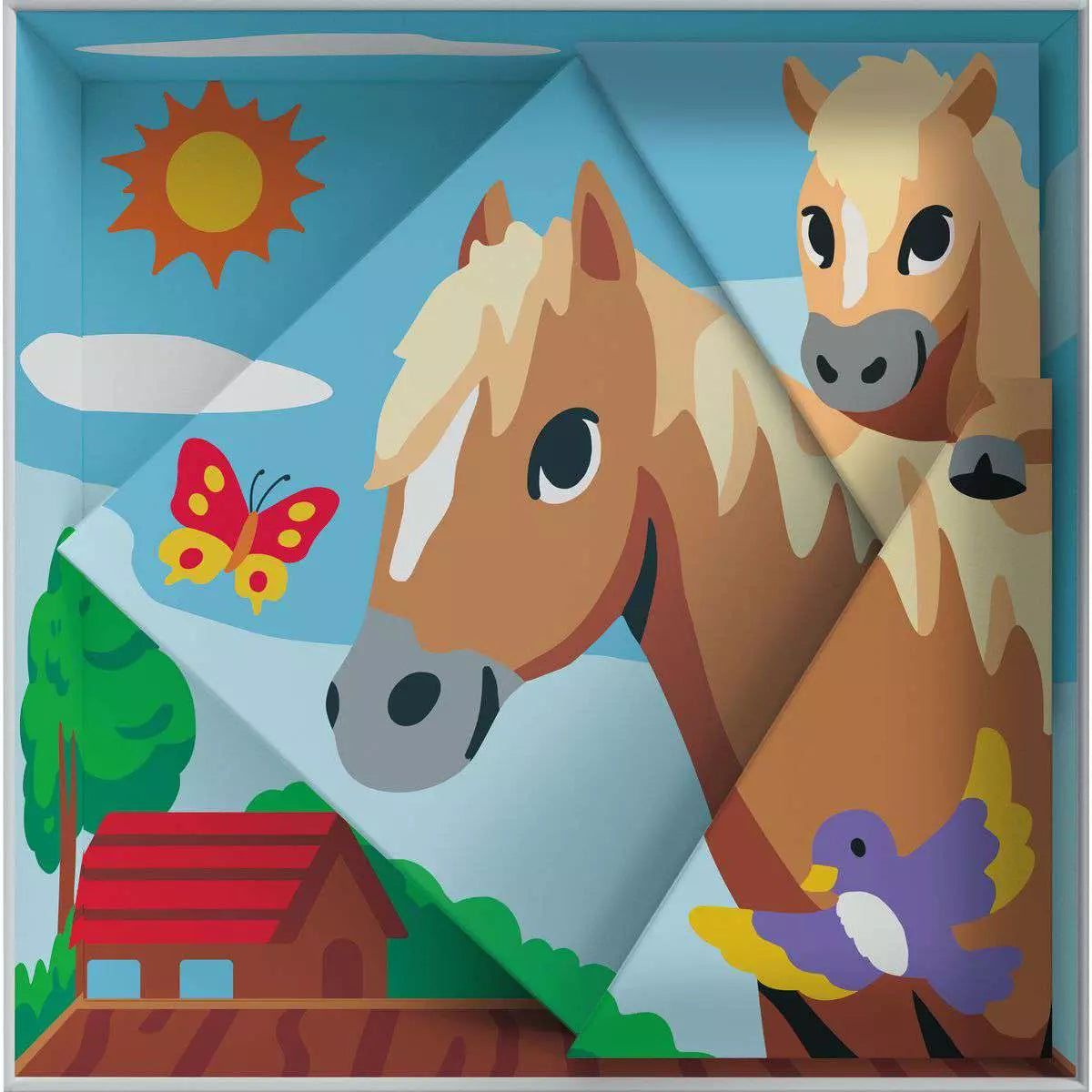 CreArt Do it together - Horses 20 x 20 cm 25.868 - Bild 2