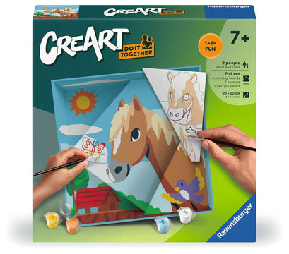 CreArt Do it together - Horses 20x20 cm 25.868