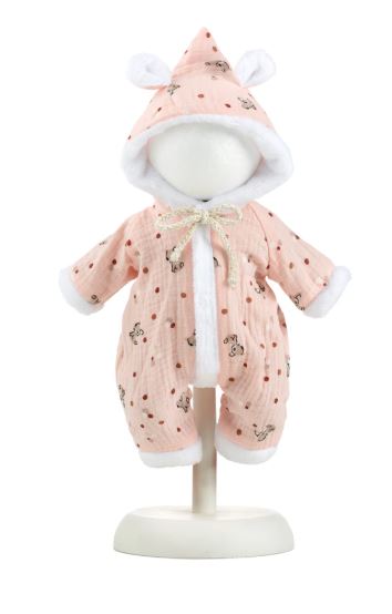 Llorens Babypuppe Pyjamaset Reh rosa 32cm - Bild 1