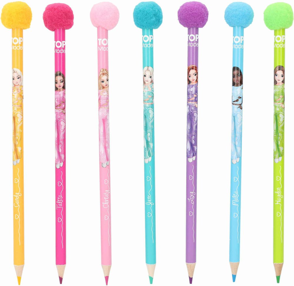 TOP Model Pompom Buntstifte Set - Bild 2