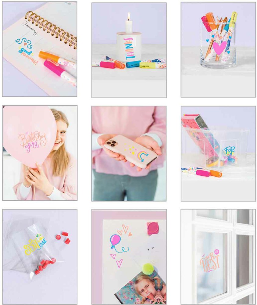 Top Model Neon Deko Markerset - Bild 3