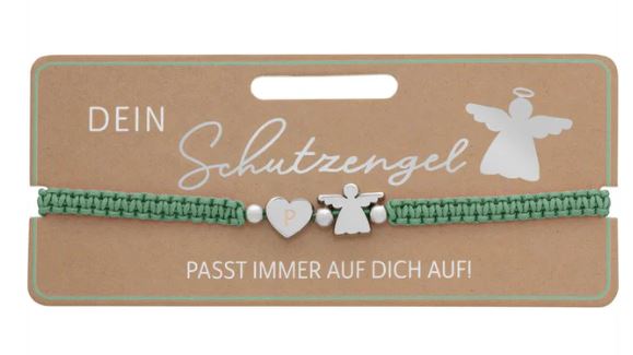 Armband Schutzengel  Initiale : P - Bild 1