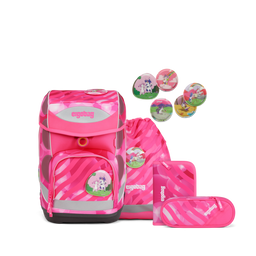 Ergobag Cubo Set 6-teilig KuntBärbuntes Einhorn Neo Edition