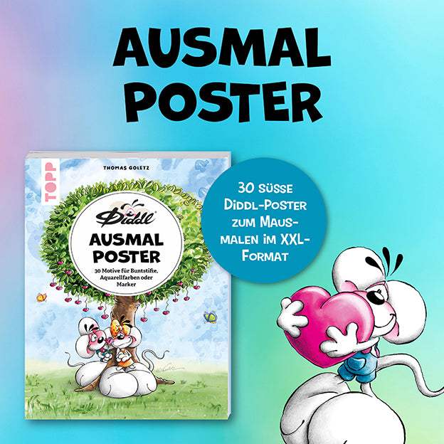 Diddl Ausmalposter – 30 Motive im XXL-Format - Bild 4