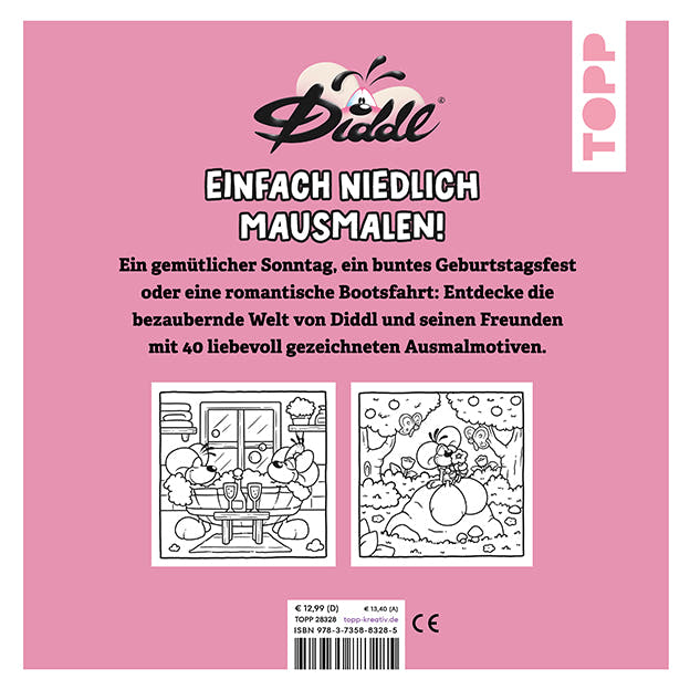 Diddl Cosy Life – Ausmalbuch mit 40 Motiven - Bild 5