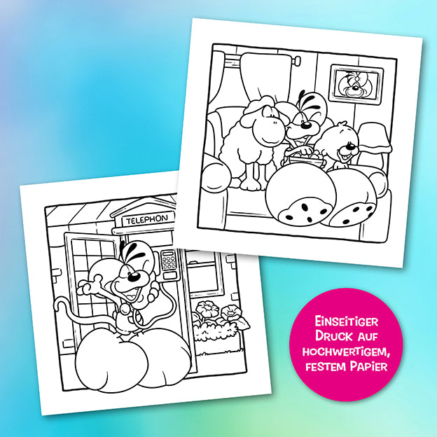 Diddl Cosy Life – Ausmalbuch mit 40 Motiven - Bild 3