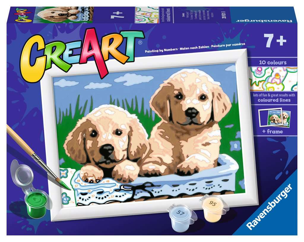 CreArt Cute Puppies 28.931 18x13cm - Bild 1