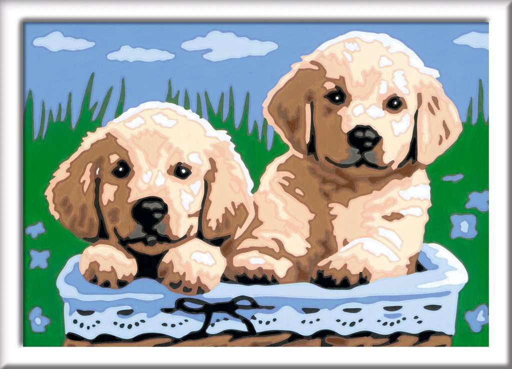 CreArt Cute Puppies 28.931 18x13cm - Bild 2