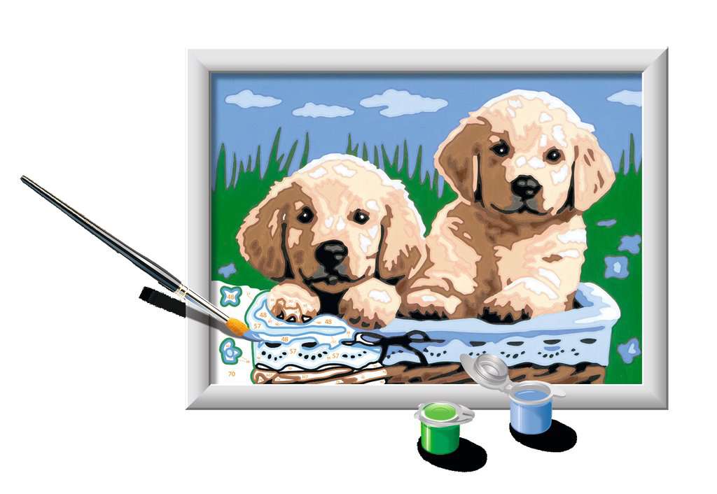 CreArt Cute Puppies 28.931 18x13cm - Bild 3