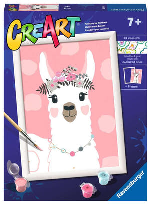 Verpackung CreArt Malen nach Zahlen No Drama Lama 28934