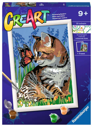 CreArt Best friends 28935, Verpackung mit Kätzchen und Schmetterling