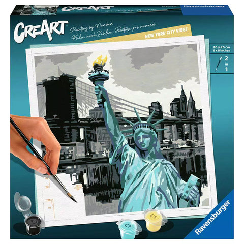 Verpackung CreArt New York City Vibes 28998, Malen nach Zahlen