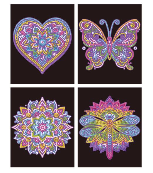 Diamond Painting Neon Mandalas - Bild 2