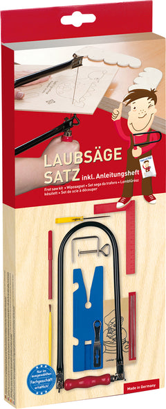 Laubsägegarnitur Starter mit Vorlage