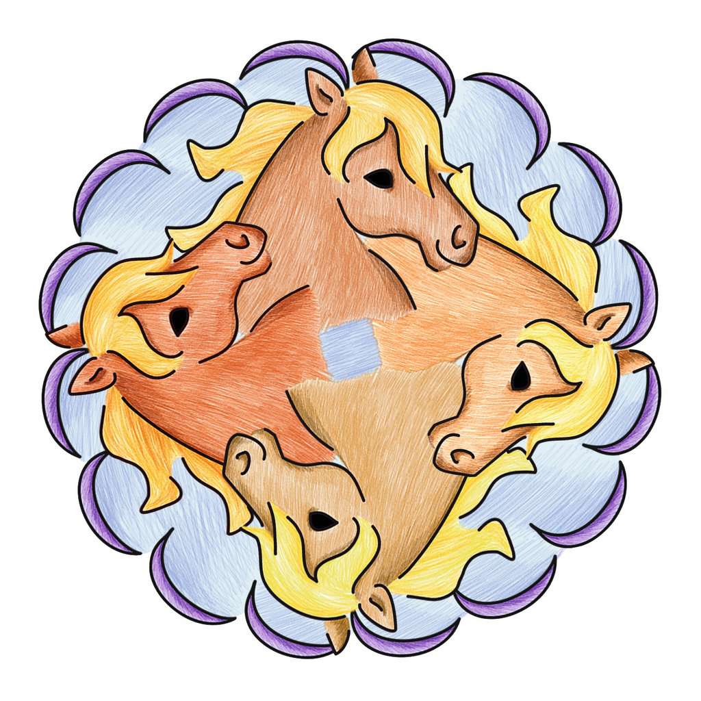Mandala Designer Mini: Horses 29.986 - Bild 6