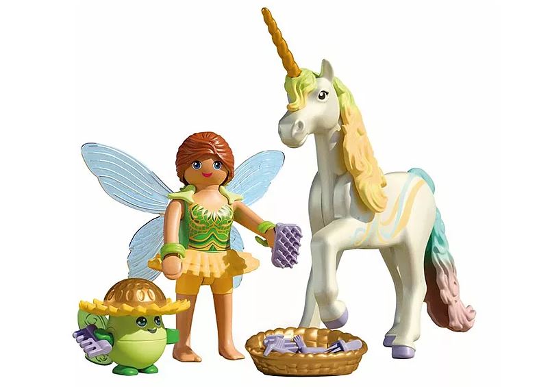 PLAYMOBIL Sammeleinhorn Regenbogenblume mit Fee 71840 - Bild 2