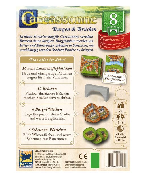Carcassonne Burgen & Brücken Erweiterung 8 - Bild 2