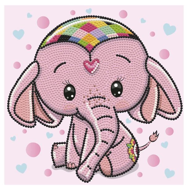 Diamond Painting Baby Elefant - Bild 2
